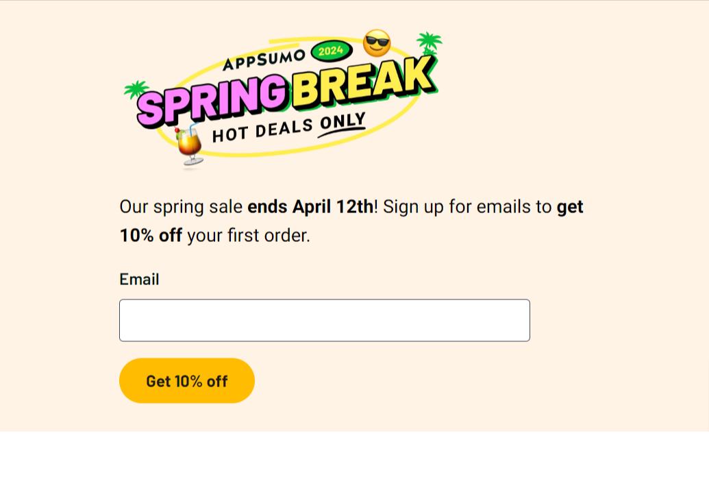 AppSumo Spring Break 2024-Unleashing The Power of Deals